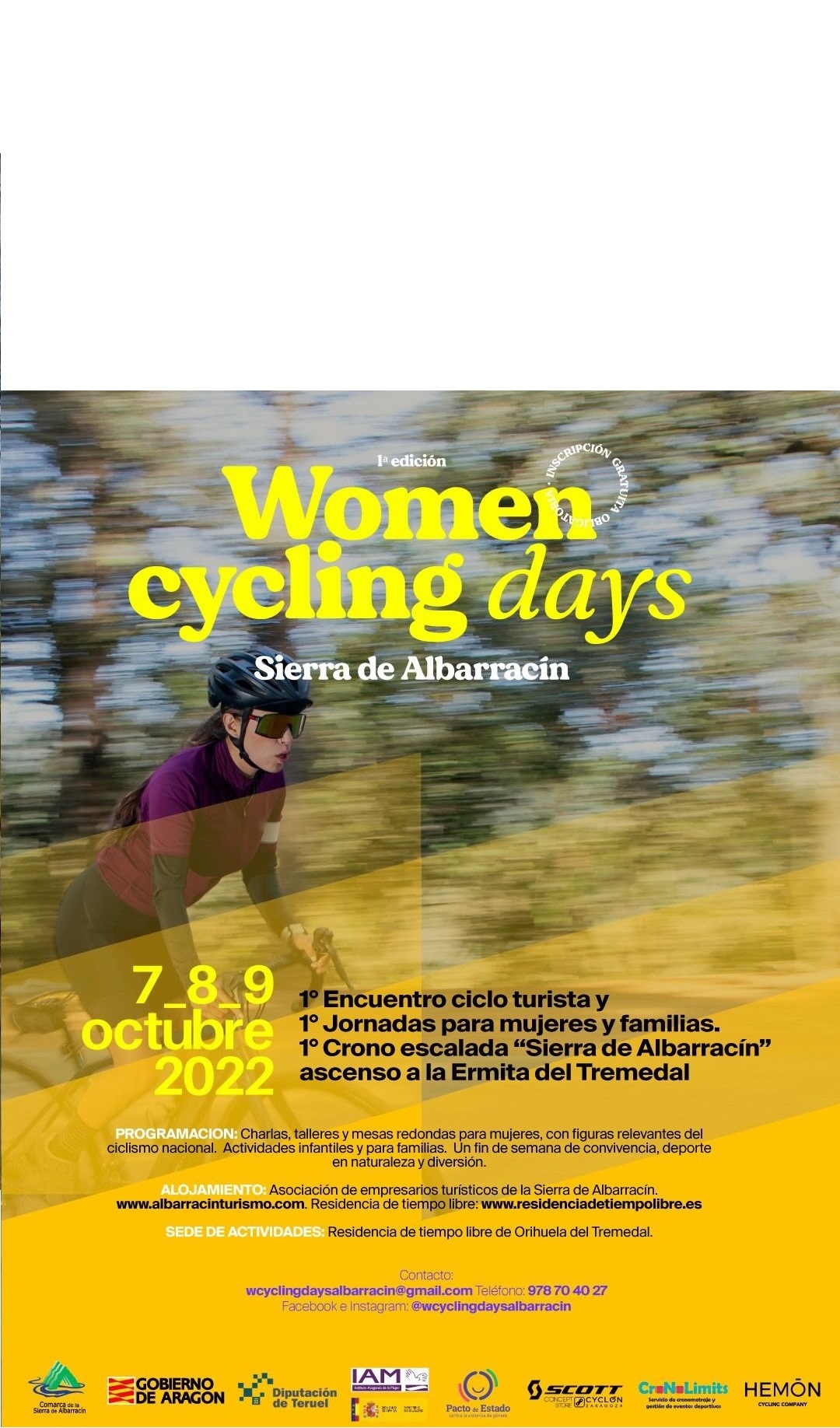 WOMEN CYCLING DAYS SIERRA DE ALBARRACÍN Cronolimits